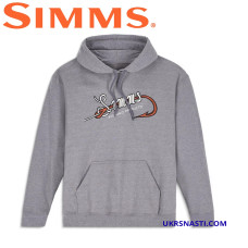 Худи Simms Hook and Loop Hoody Grey Heather